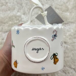 Rae Dunn Festive Sugar Pot Canister